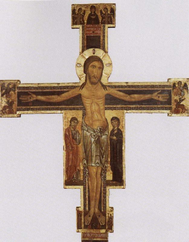 Berlinghiero Berlinghieri Crucifix panel France oil painting art